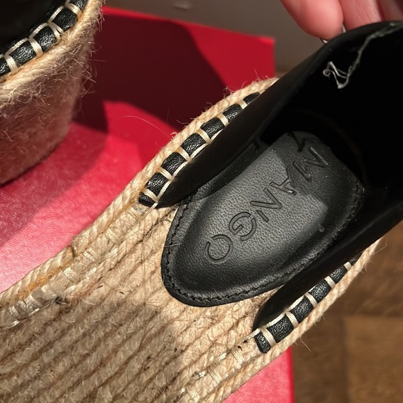 Mango buckle wedge sandals. Used like new. Very good condition. - Picture 4 of 5